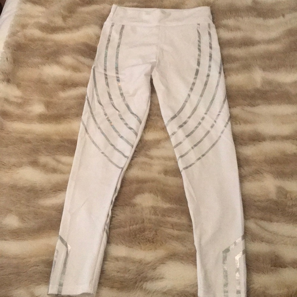 Leggings with Reflective Striping
